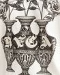 Hombre con camiseta orgánica de manga corta RVCA Benjamin Jeanjean Bouquet Blanca estampado flores