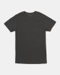 Camiseta de manga corta con bolsillo RVCA PTC 2 Pigment negra para hombre