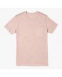 Camiseta de manga corta con bolsillo RVCA PTC 2 Pigment Rosa para hombre