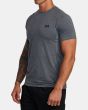Hombre con Camiseta deportiva de manga corta RVCA VA Sport Vent Gris izquierda
