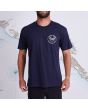 Hombre con Camiseta de manga corta Salty Crew Blue Crabber Premium Azul Marino frontal