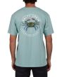 Hombre con camiseta de manga corta Salty Crew Blue Crabber Premium Azul Caballa