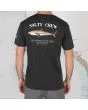 Hombre con camiseta de manga corta Salty Crew Bruce Premium gris posterior