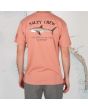 Hombre con camiseta de manga corta Salty Crew Bruce Premium coral espalda