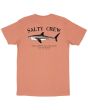 Camiseta de manga corta Salty Crew Bruce Premium coral para hombre posterior