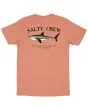 Camiseta de manga corta Salty Crew Bruce Premium coral para hombre posterior
