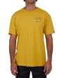 Hombre con camiseta de manga corta Salty Crew Bruce Premium Mostaza frontal