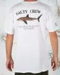 Hombre con camiseta de manga corta Salty Crew Bruce Premium blanca posterior