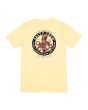 Camiseta de manga corta Salty Crew Deep Reach amarilla para niño posterior