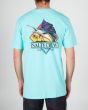 Hombre con Camiseta de manga corta Salty Crew Gone Sailin Standard turquesa