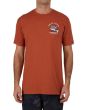 Hombre con Camiseta de manga corta Salty Crew Hot Rod Shark Premium Rust frontal
