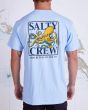 Hombre con Camiseta de manga corta Salty Crew Ink Slinger Standard Azul Claro