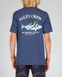 Niño con camiseta de manga corta Salty Crew Rooster Boys azul marino 