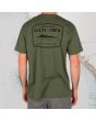 Hombre con camiseta de manga corta Salty Crew Stealth verde posterior