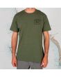 Hombre con camiseta de manga corta Salty Crew Stealth verde 