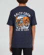 Niño con Camiseta de manga corta Salty Crew Tsunami Boys Azul Marino 