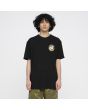 Hombre con Camiseta de manga corta Santa Cruz 50th TTE Dot Negra frontal