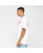 Hombre con Camiseta de manga corta Santa Cruz Check Ringed Flamed Dot Blanca lateral
