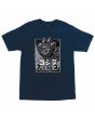 Camiseta de manga corta Santa Cruz Godzilla Hand Front Azul Marino para hombre