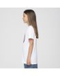 Niña con camiseta de manga corta Santa Cruz Outer Ringed Dot Blanca lateral