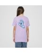 Niña con Camiseta de manga corta Santa Cruz Youth Rigid Screaming Hand Lavanda 