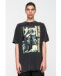 Hombre con camiseta de manga corta Santa Cruz Knox Punk Front negra