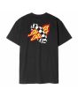 Camiseta de manga corta Santa Cruz Goal Flame Negra para hombre