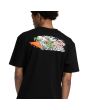 Hombre con Camiseta de manga corta Santa Cruz Meek Concrete Slasher Negra estampado posterior