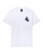 Camiseta de manga corta Santa Cruz Melting Hand Blanca para hombre