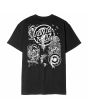 Camiseta de manga corta Santa Cruz Roskopp Evo 2 Negra para hombre posterior