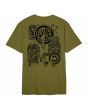 Camiseta de manga corta Santa Cruz Roskopp Evo 2 Verde para hombre