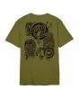 Camiseta de manga corta Santa Cruz Roskopp Evo 2 Verde para hombre