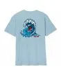 Camiseta de manga corta Santa Cruz Screaming Wave Azul Celeste para hombre