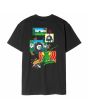 Camiseta orgánica de manga corta Santa Cruz Winkowski 8Ballr Comic Negra para hombre posterior