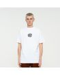 Hombre con camiseta de manga corta Santa Cruz Wooten Crest Blanca frontal