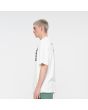 Hombre con Camiseta de manga corta Santa Cruz Stacked Strip Reverse Blanca Unisex lateral