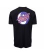 Camiseta de manga corta Santa Cruz Yin Yang Dot negra para hombre posterior