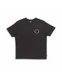 Camiseta orgánica de manga corta Town and Country 71 Yin Yang Logo Negro lavado para hombre