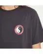 Hombre con Camiseta de manga corta Town & Country Ying Yang Logo 71 negra detalle pecho