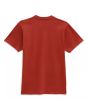 Camiseta de manga corta con bolsillo en el pecho Vans Patch Pocket roja para hombre posterior