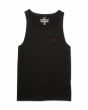 Camiseta tirantes Volcom Stone Blanks Negra para hombre