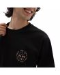 Hombre con camiseta de manga corta Vans Bandana Paisley Negra estampado pecho