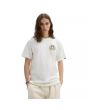 Hombre con camiseta de manga corta Vans Brew Bros Tunes Blanca frontal