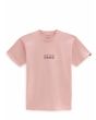 Camiseta orgánica de manga corta Vans Easy Box Rosa para hombre