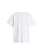 Camiseta de manga corta Vans Classic Blanca con logo Negro para hombre posterior