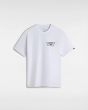 Camiseta de manga corta Vans Full Patch Blanca con logo negro para hombre