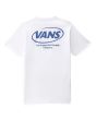 Camiseta de manga corta Vans Hi Def Commerica Blanca para hombre posterior