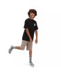 Niño con camiseta de manga corta Vans Layback Palms negra lateral