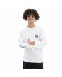 Hombre con Camiseta de manga larga Vans Off The Wall Check Graphic Blanca 