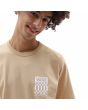 Hombre con Camiseta de manga corta Vans Off The Wall Check Graphic Marrón logo